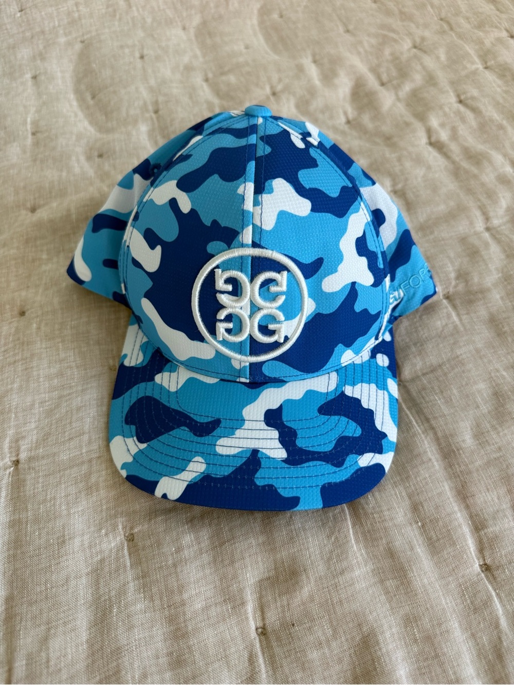 G Fore Hat Cap Snap Back Blue Black Camo Wicking Golf Golfing G/Fore